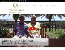 Tablet Screenshot of harborhills.com